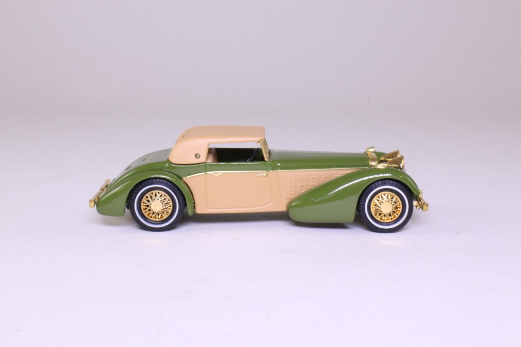 Matchbox Collectibles YY017A/SA; 1938 Hispano Suiza; Olive & Tan, Superdetailed